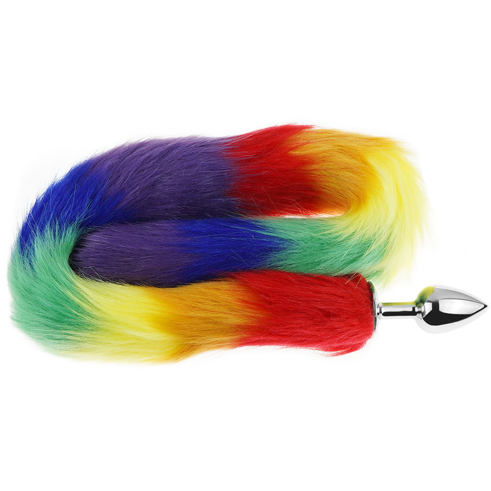 26.38'' Slim Fox Tail Butt Plug – 1.10'' - image 1