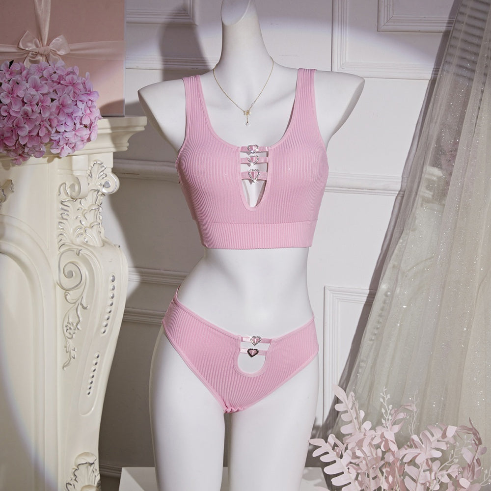 Sheer Lace Lingerie Set for Women – Deep V Teddy with G-String Panties - image 9