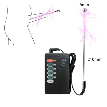 Electro-Sex Ribbed Urethra Sound Probe - Style 4 - image 8