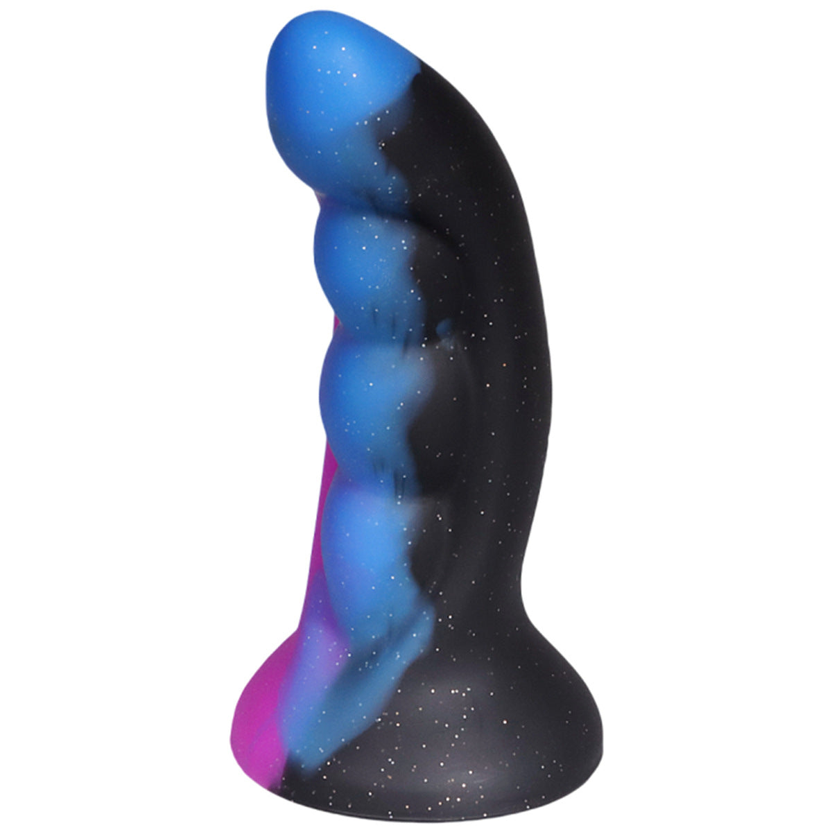 Alien Fantasy Finger Dildo – 6.3” Silicone Gradient Anal & Vaginal Toy with Suction Cup - E - image 5
