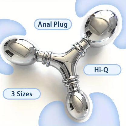 Tri-Ball G-Spot Anal Plug - image 2