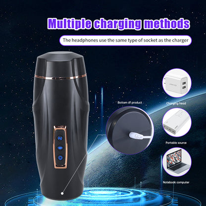 Automatic Telescoping Stroker With Suction & Vibration - image 9