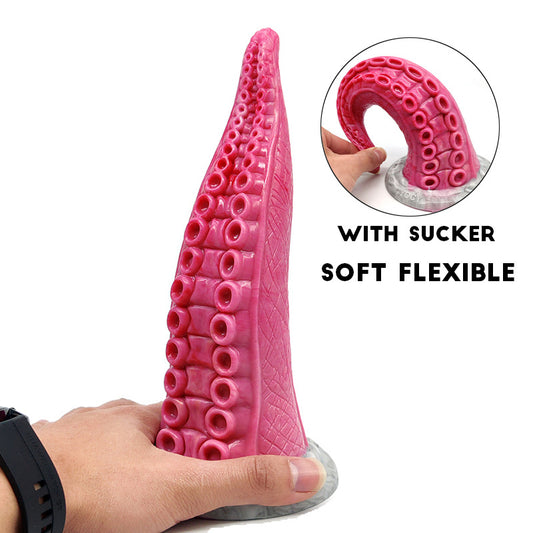 Octopus-Shape-Fantasy Tongue Realistic Dildo - image 0