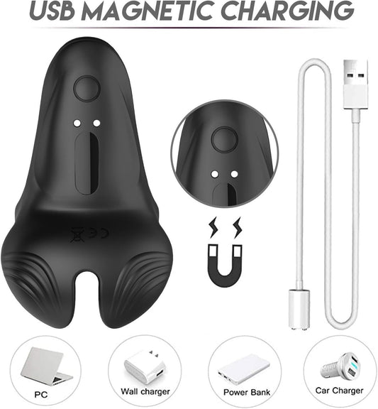 Vibrating Ejaculation Delay Cock Ring Sleeve - image 1