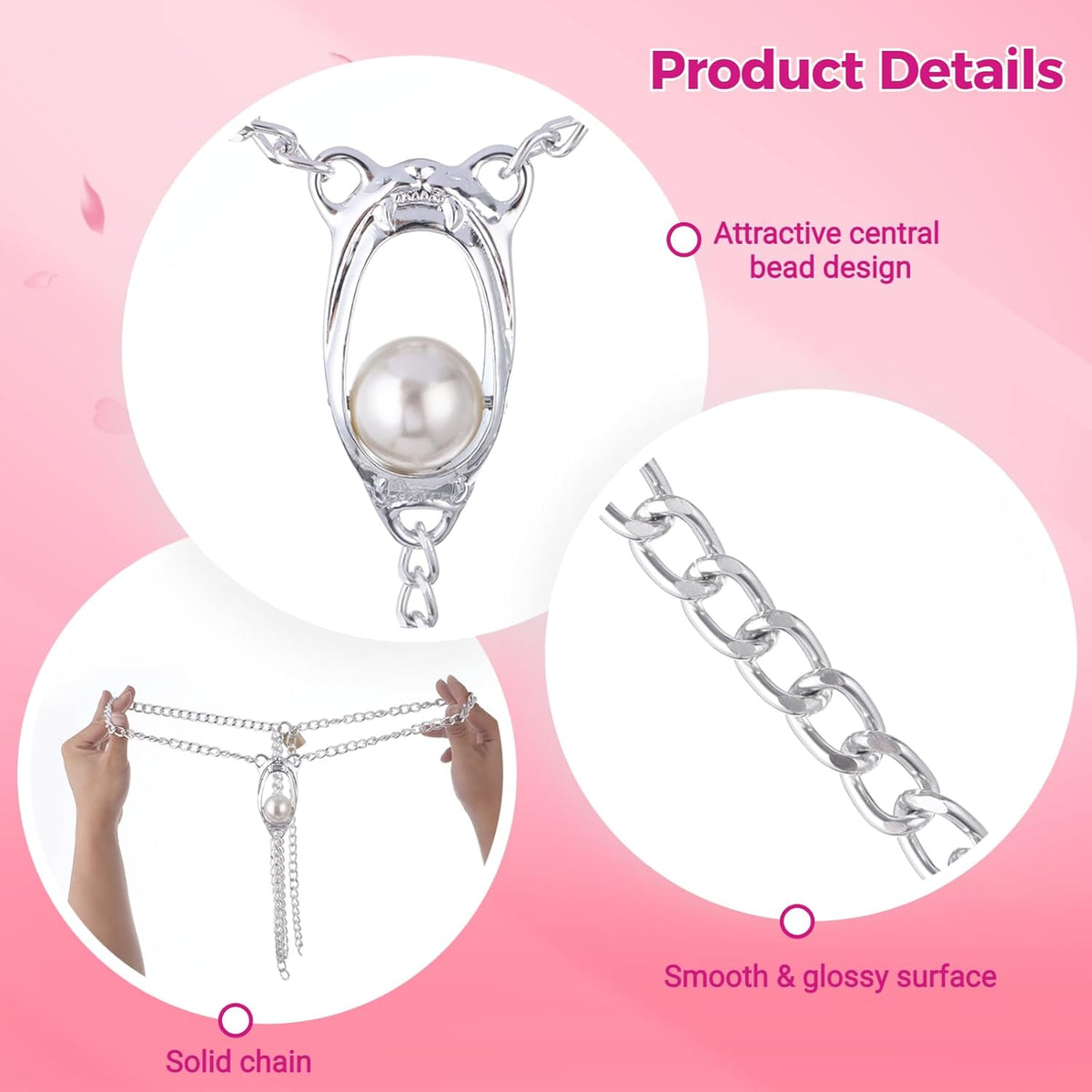 Female Chastity Devices with Metal Lock - image 2