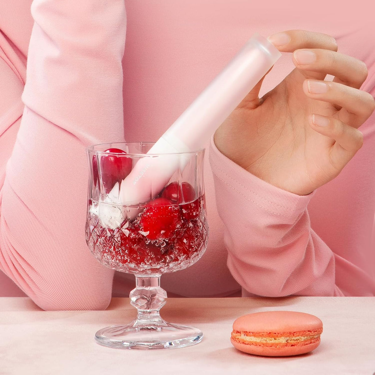 Pop Cherry Mini Lipstick Vibrator - image 3