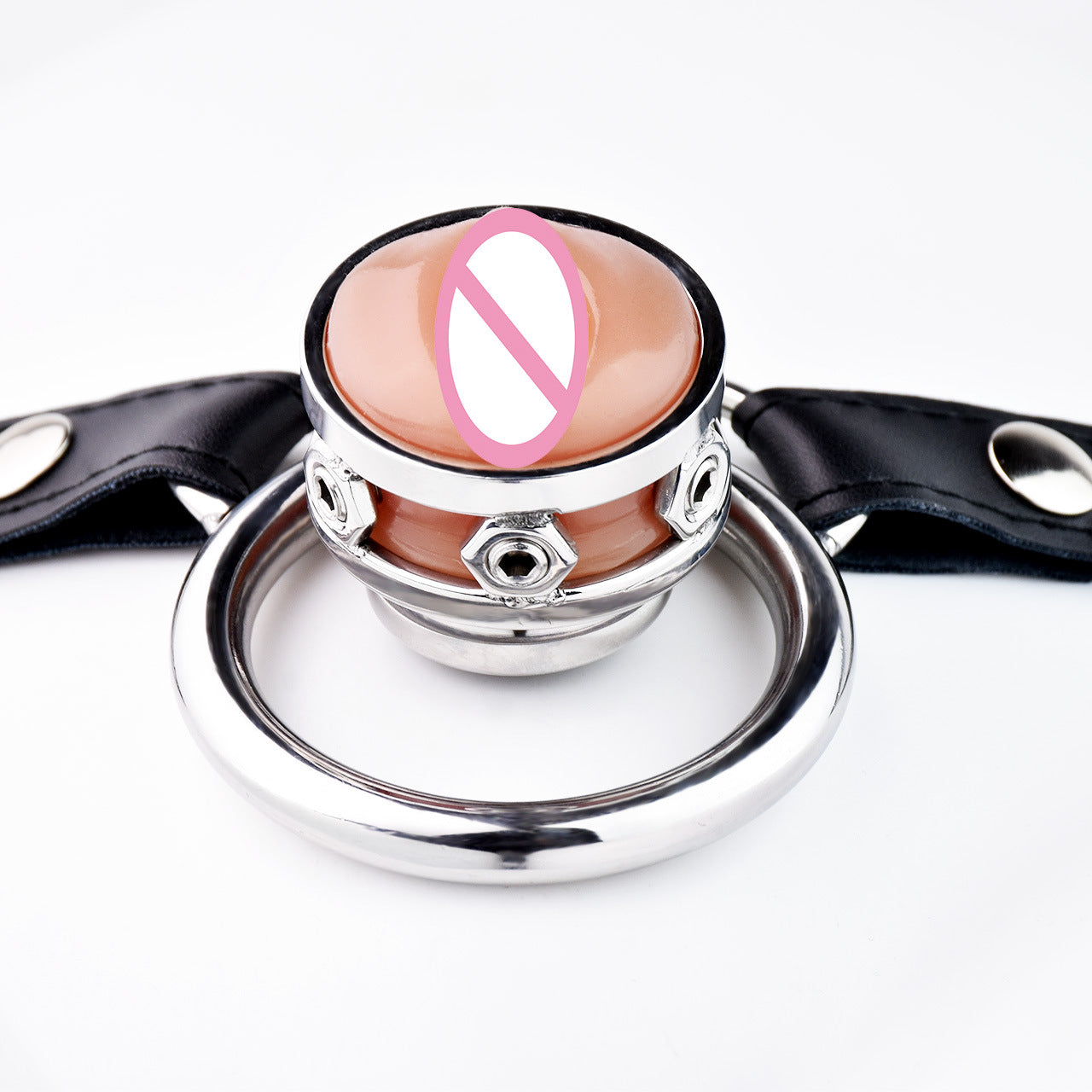 Sissy Chastity Cage With Virginal Pad - image 1