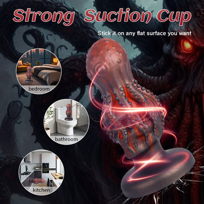 Monster Fantasy Octopus Skull Dildo - image 6