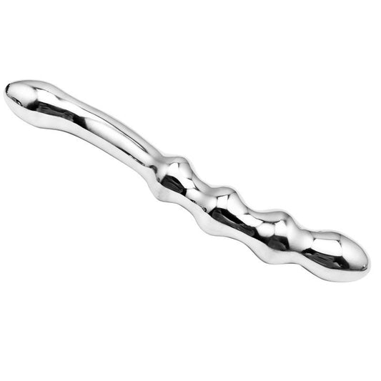 Stainless Steel Double-Ended Dildo – Unisex Anal & Vaginal Pleasure Wand - image 0