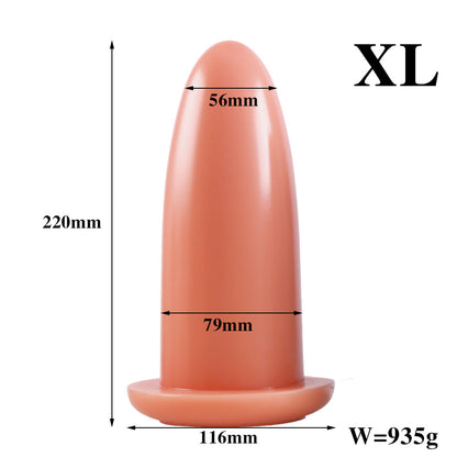 BulletSilk Anal Plug - Flesh-toned - XL - image 8