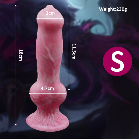 Wolf Knotted Dildo - S - image 1