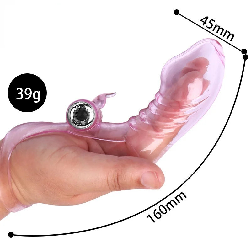 Finger Sleeve Vibrator Clit Stimulate - image 4