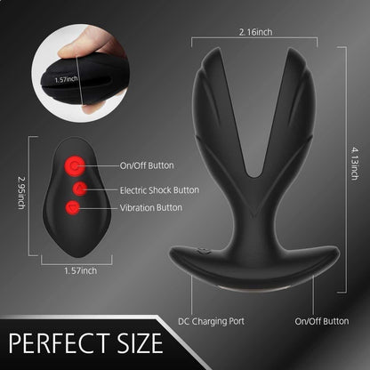 Waterproof Silicone Remote-Control Vibrating Anal Plug - image 3