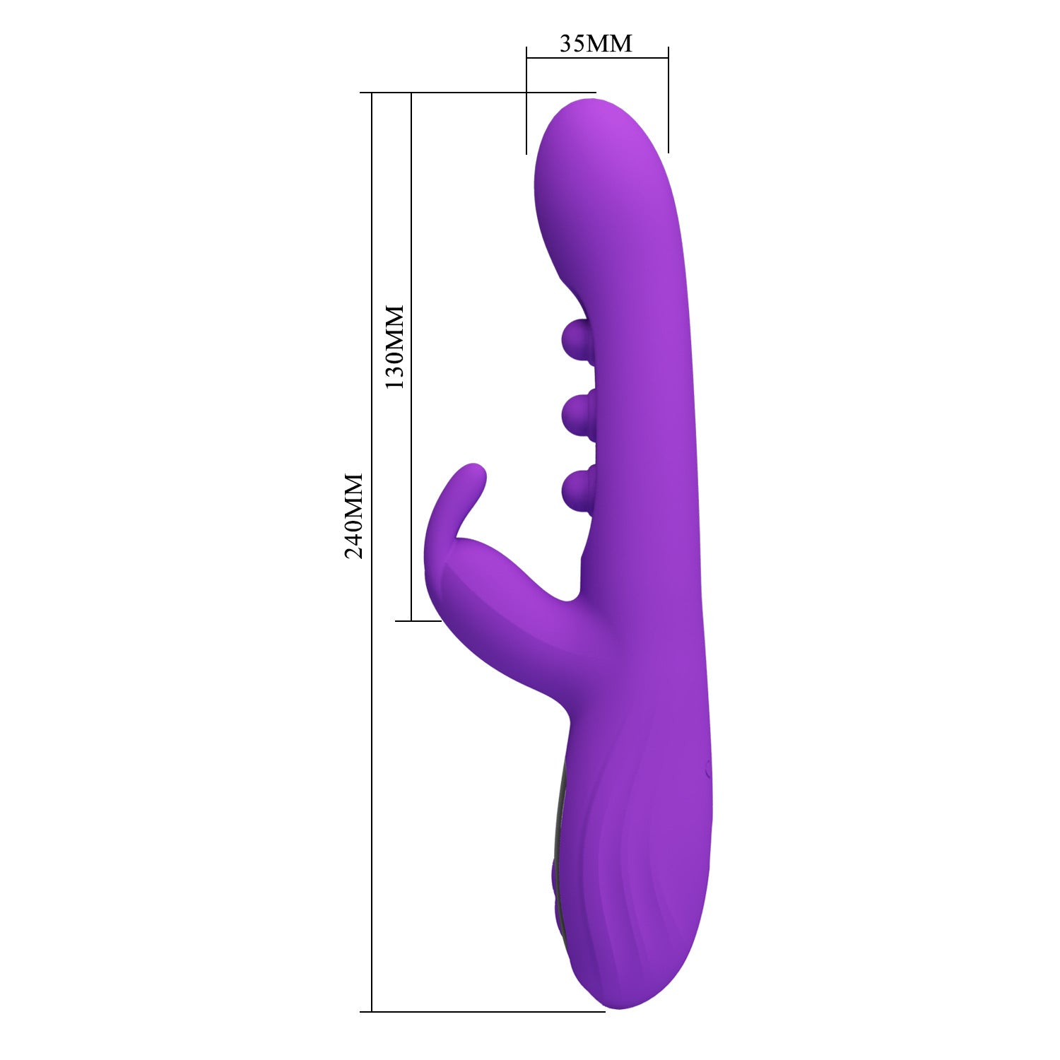 Dual Stimulation Rabbit Vibrator with LED Display - image 5
