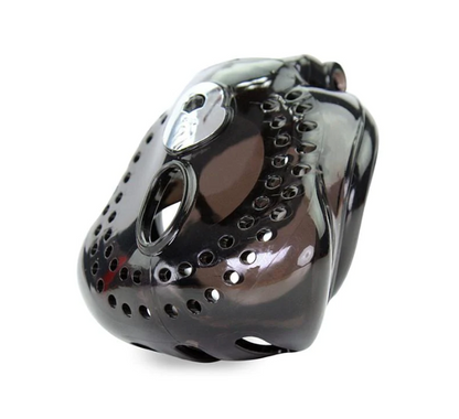 Dungeon Cage Black High Security Full Coverage Male Chastity Device - image 6
