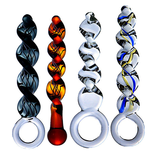 Crystal Touch: Temperature Play Glass Butt Plug - image 5