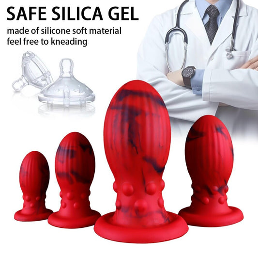 New Red Dragon Egg Anal Plug  - image 0