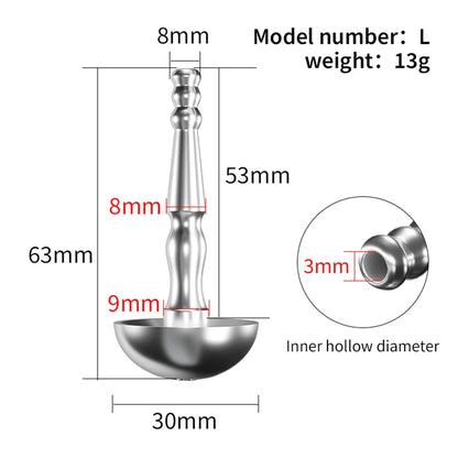 Stainless Steel Hollow Urethral Plug - L - image 5