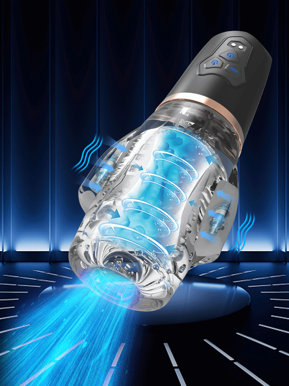 Sucking Good Masturbator 10 Vibrating Modes Stroker  - image 0