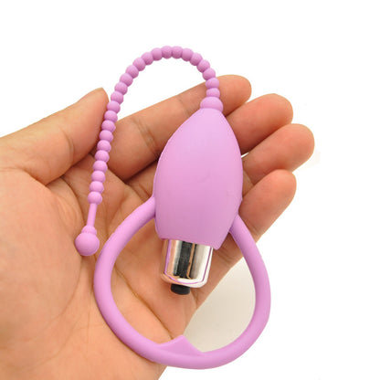 Quiver Vibrating Penis Plug E-stim Urethral Sound - Light Purple - image 6