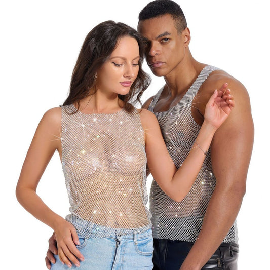 Starluxe Mesh Sparkle Top – Style H - image 0