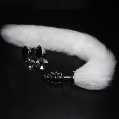 Sexy Fox Tail Butt Plug - White - image 5