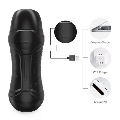 Ultimate Electric Masturbator – 3-mode Sucking & Vibrating Male Stimulation - image 1