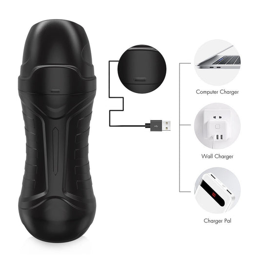 Ultimate Electric Masturbator – 3-mode Sucking & Vibrating Male Stimulation - image 1