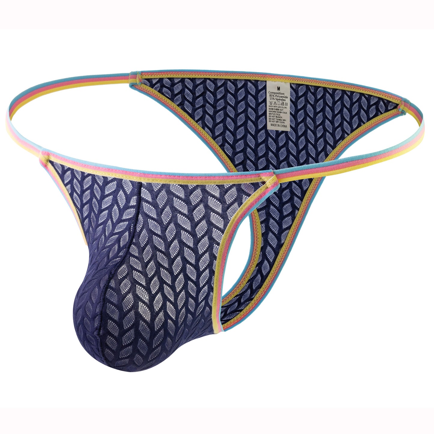 Men's Sexy Thong  - Dark Blue - XL - image 3