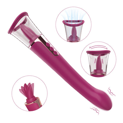 Succion 3 in 1 Innovative Sucking Licking Vibrator - image 0