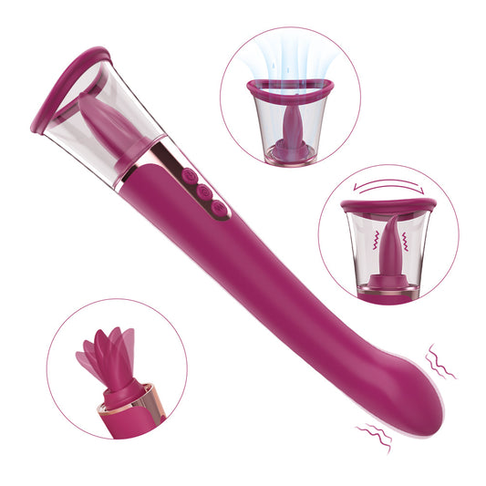 Succion 3 in 1 Innovative Sucking Licking Vibrator - image 0