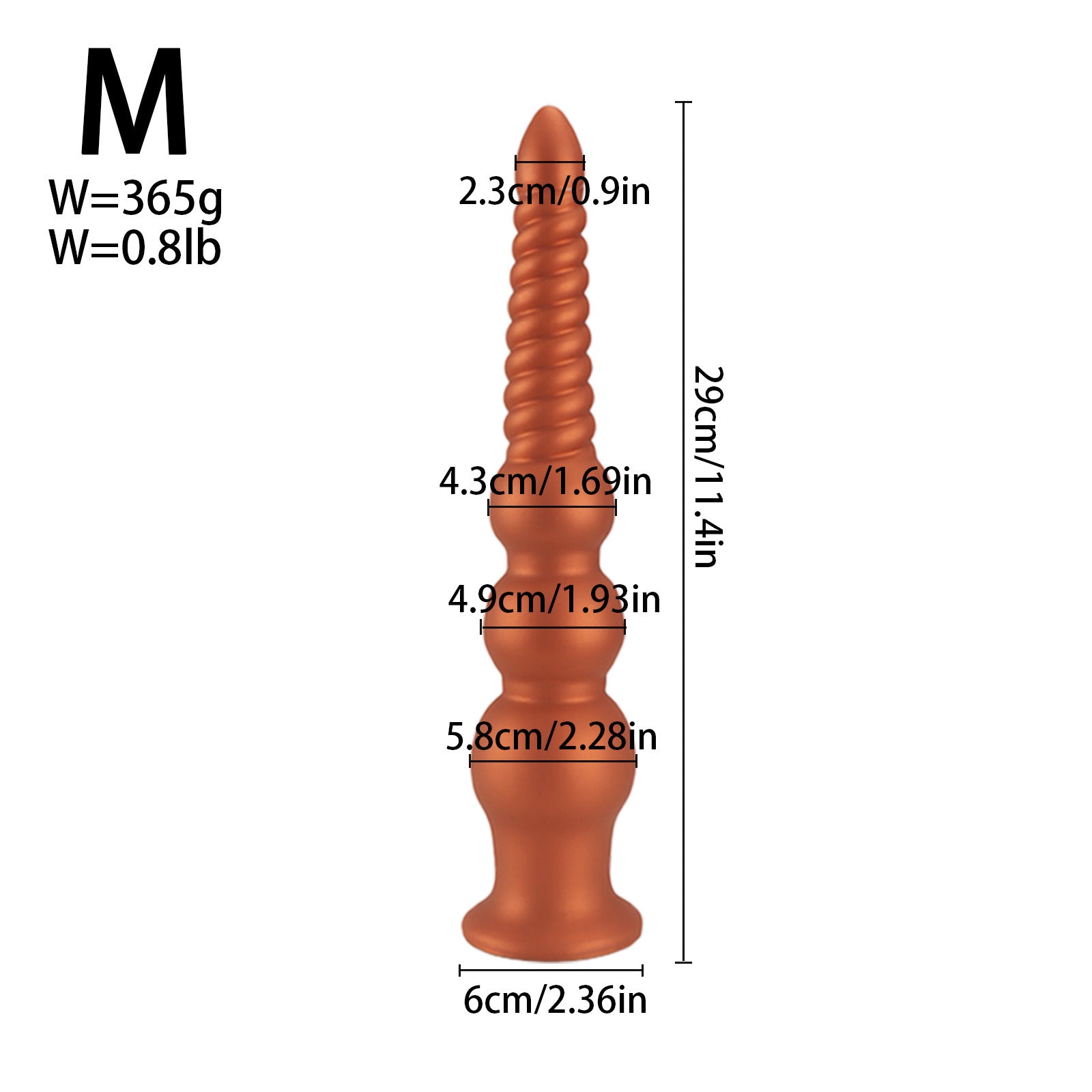 Gape Glider Silicone Plug - M - image 3