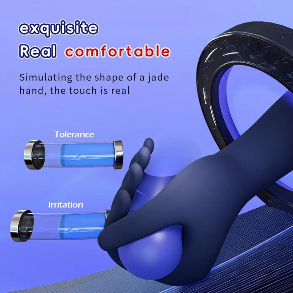 Rechargeable 10-Speed Male Vibrator with Magnetic Charge - image 2