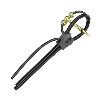 Stainless Steel Urethral Plug with Conductive Silicone Ring - image 1