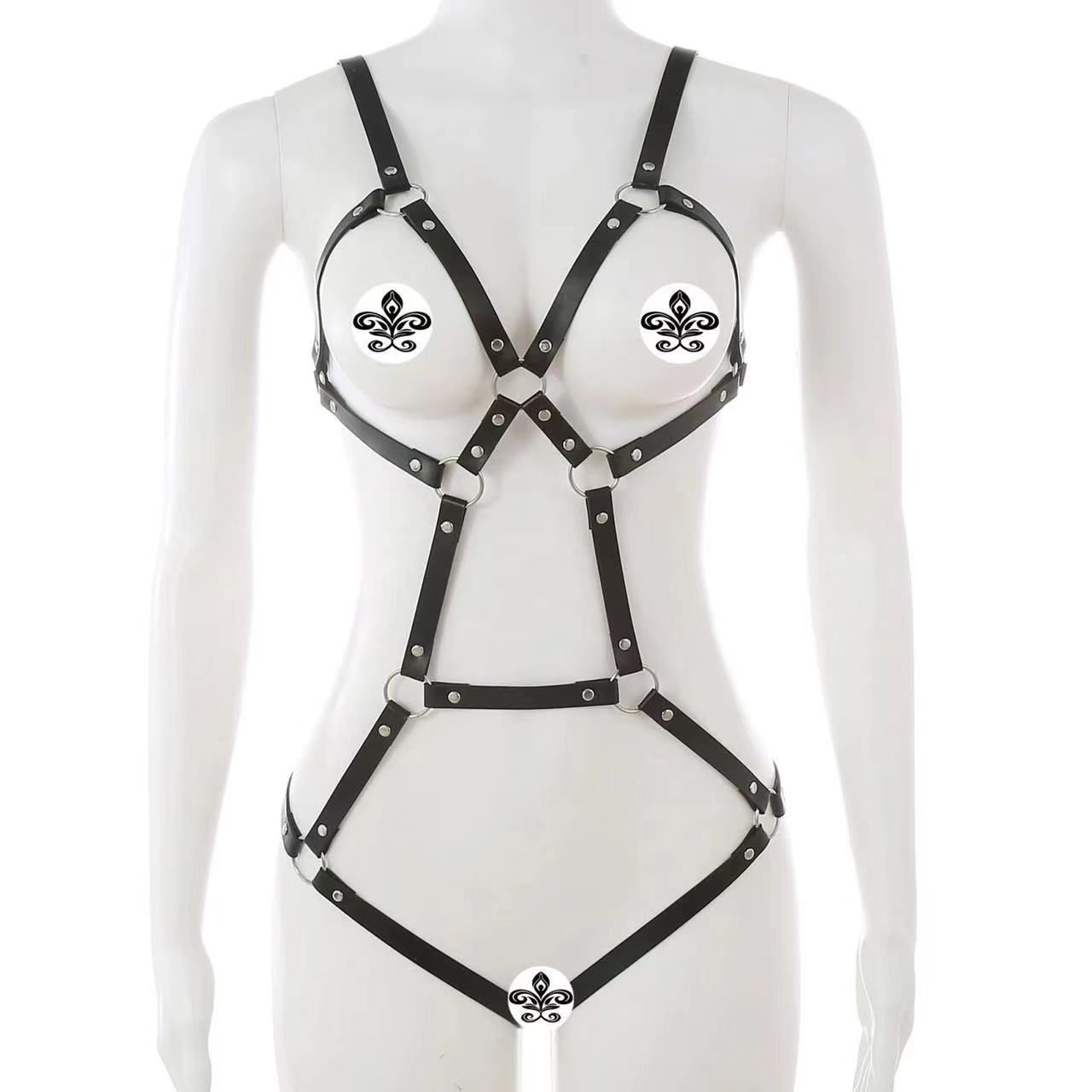 Punk Provocateur Adjustable Bondage Harness  - A - image 6
