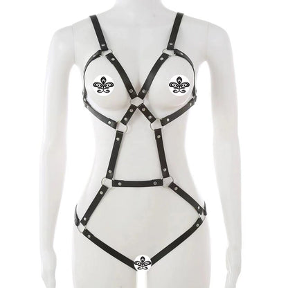 Punk Provocateur Adjustable Bondage Harness  - A - image 6