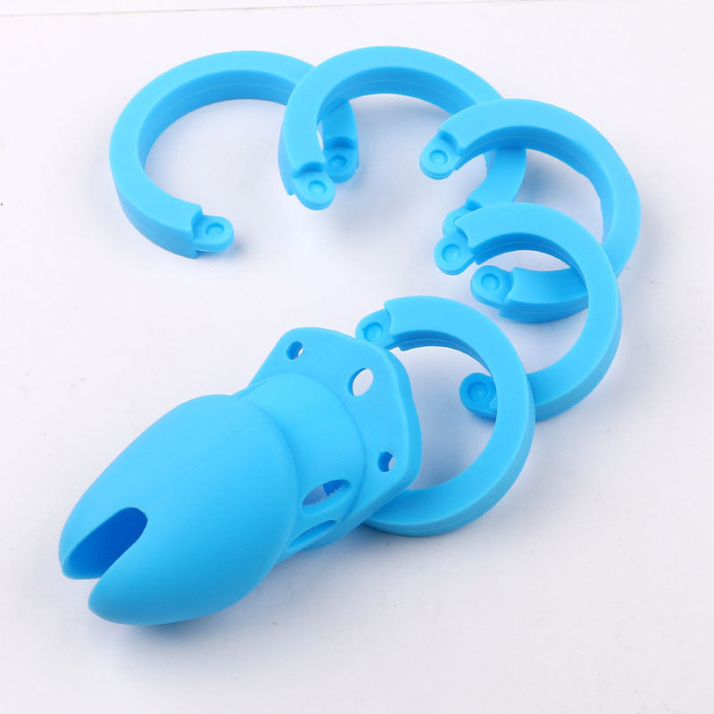 Male's Silicone Device Cage 2.76 inches and 3.54 inches long(all rings included) - image 0