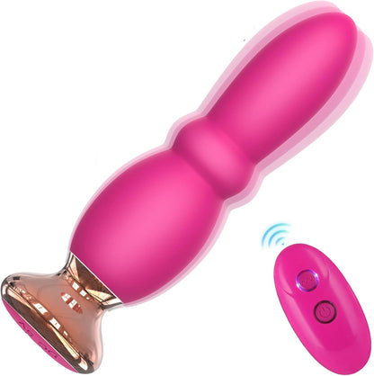 Small Waist G-Spot Vibrator - 10 Modes Waterproof & Remote Control - Pink - image 0