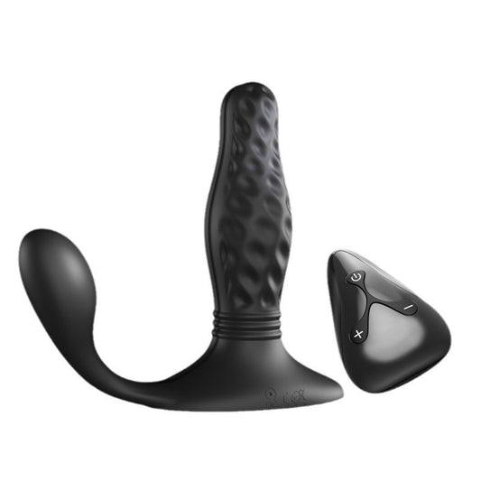 OrgasmoWave - Remote Control 3-in-1 Pleasure Plug - Black - image 0