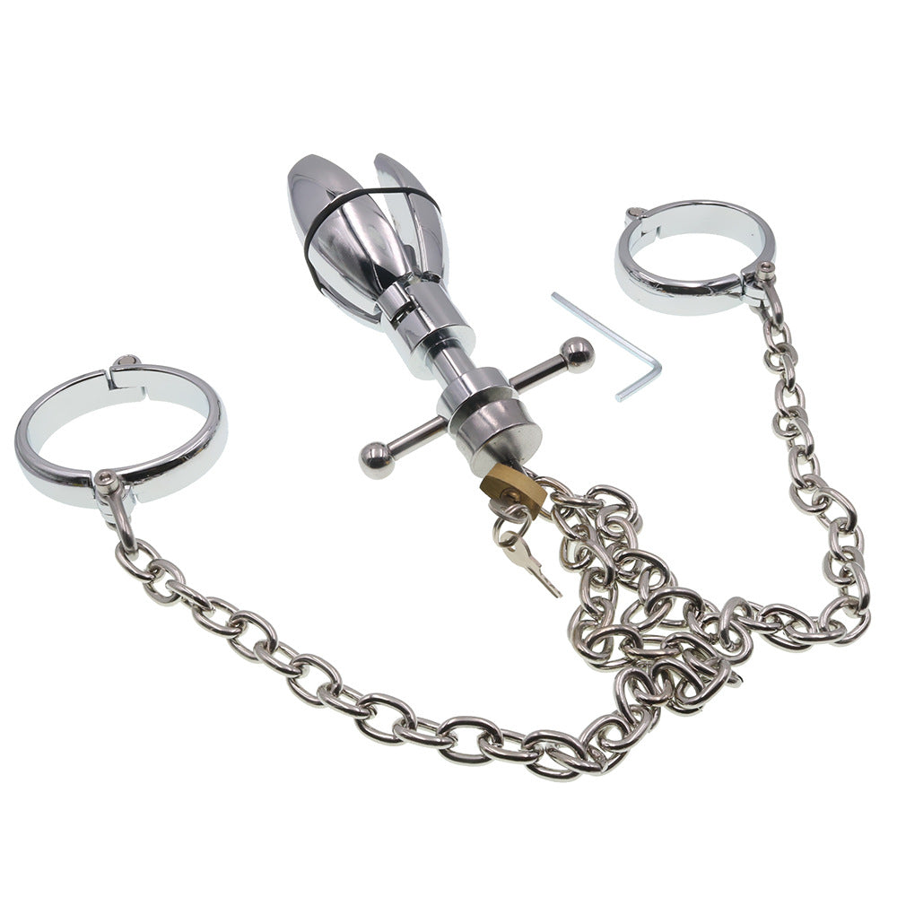 BDSM Gear Handcuffs with Butt Plug Anal Dilator - image 3