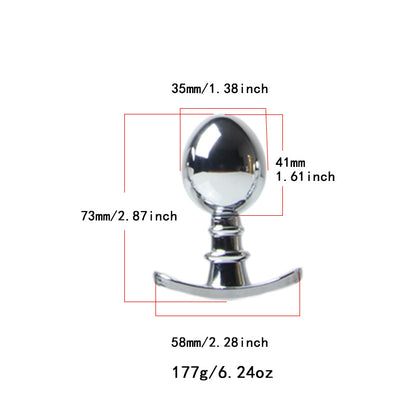 Luxesteel Anal Plug - M - image 1