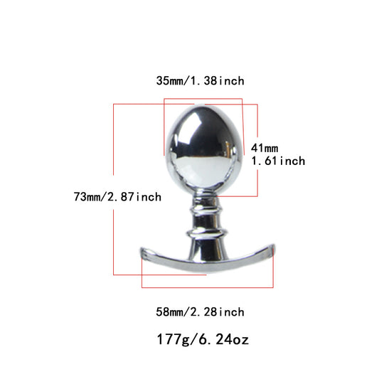 Luxesteel Anal Plug - M - image 1