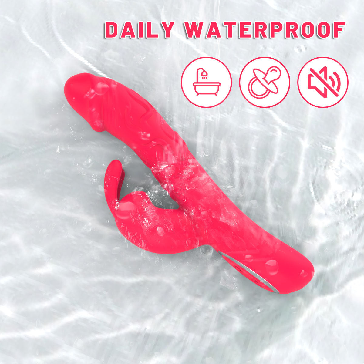 10-Mode Silicone Dual-Stimulation Rabbit Vibrator - image 6