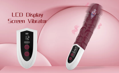 G Spot Dildo Vibrator with LED Display - image 6