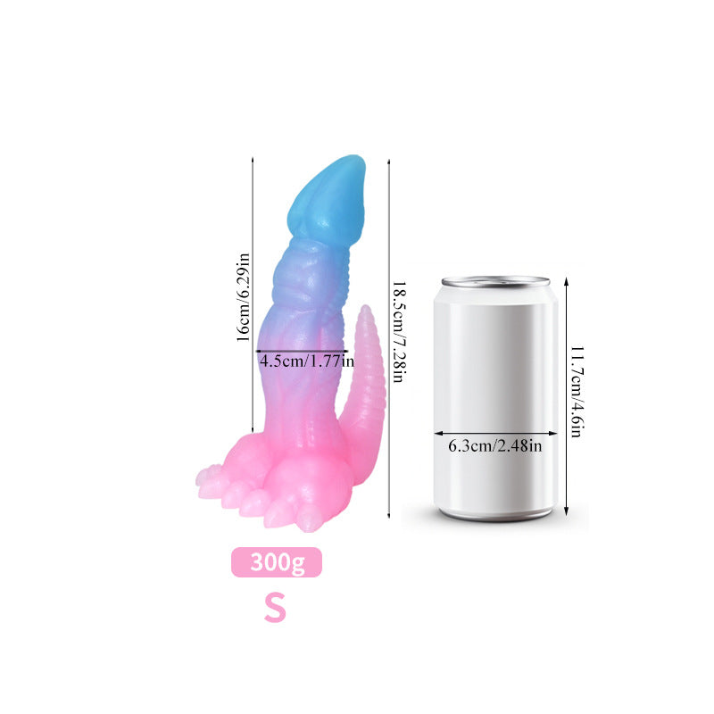 Glow in The Dark Butt Plug Dildo - A - image 3