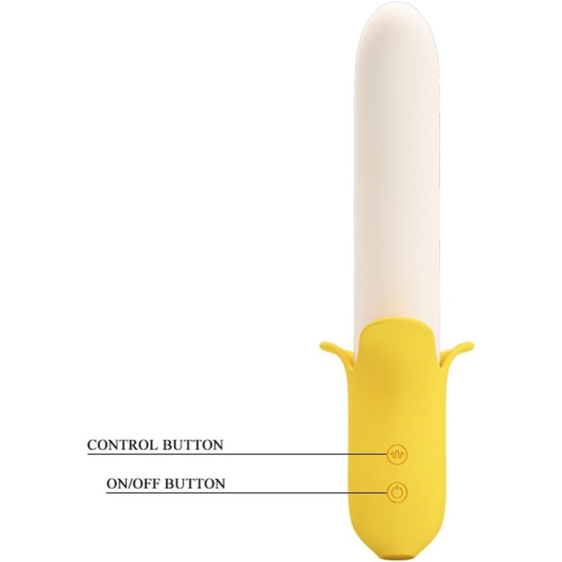 Pretty Love Banana Geek Thrusting Vibrator - image 1