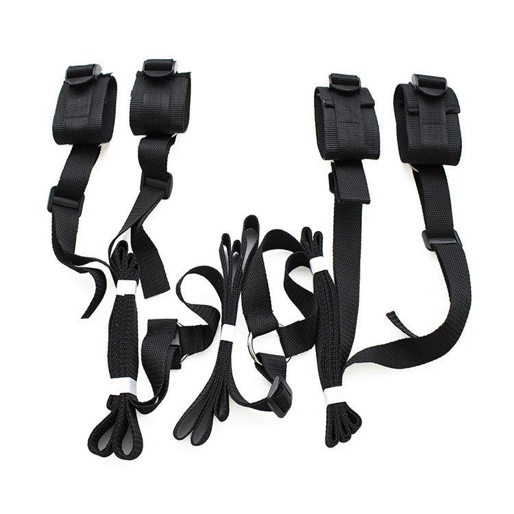 Wrist And Ankle Straps Adult Play Bed Bondage Restraints Set - image 0