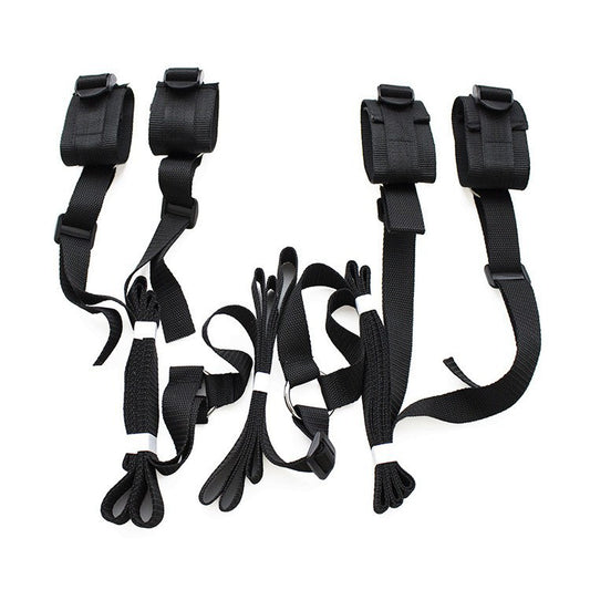 Wrist And Ankle Straps Adult Play Bed Bondage Restraints Set - image 0