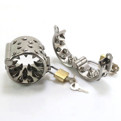 Fetish Torture Play Spiked Ball Ring - image 0