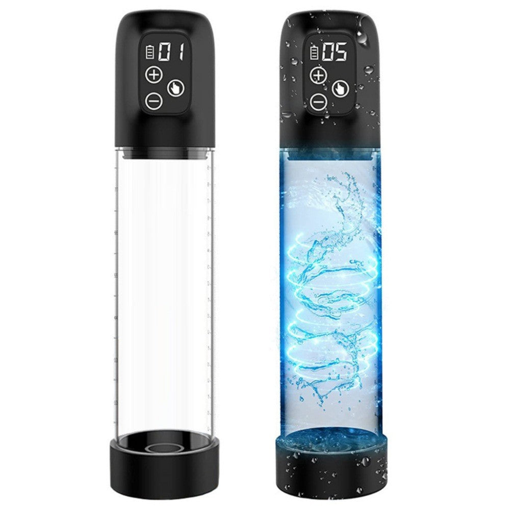 Automatic Swirl Smart Penis Pump - Black - image 0